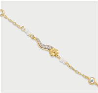 Bracelet Rue des Mille Stardust Double in Silver Cubic Zirconia BRZ-018 M1 COR AU - BRZ-018 M1 COR AU
